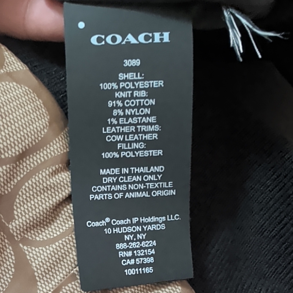 Coach Brown Patterned Windbreaker Jacket - image 2